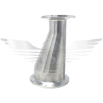 1.5" X 1" FERRULE ENDED ECCENTRIC CONE POLISHED 316