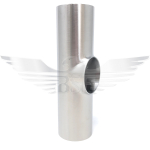 1.5" PULLED TEE POLISHED 304