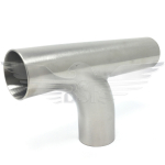 2.5" SWEPT TEE POLISHED 316L