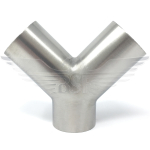 3" Y PIECE POLISHED 316L