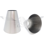 3/4" X 1/2" CONCENTRIC CONE POLISHED 316L