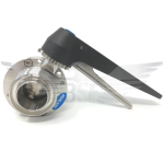 2.5" RJT M/M 'BSF' BUTTERFLY VALVE 316L - WITH EPDM BODY SEAL & 12 POSITION NYLON HANDLE