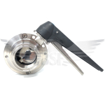 3" CLAMP END 'BSF' BUTTERFLY VALVE 316L - WITH EPDM SEAL & 12 POSITION NYLON HANDLE