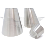 154mm x 3" OD ECCENTRIC CONE REDUCER POLISHED 316