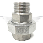 1/2" BSPT MALE x BSPP FEMALE CONICAL UNION 150LB 316