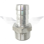 1/8" BSPT x 1/8" HOSE NIPPLE 150LB 316