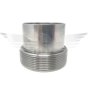 2.5inch BSP PARALLEL MALE X OD WELD PREP 316