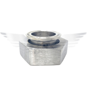 2inch RJT FEMALE X 2inch FERRULE ADAPTOR POLISHED 316