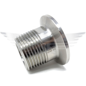 1inch CLAMP FERRULE x 1/8inch BSPT MALE ADAPTOR 316L