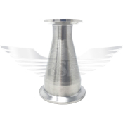 1.5inch X 1inch FERRULE ENDED CONCENTRIC CONE POLISHED 316