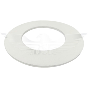 5inch OD PN16 IBC FLANGE GASKET 3MM WHITE FOOD GRADE RUBBER