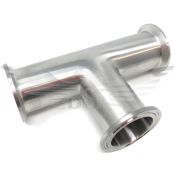 4inch FERRULE ENDED FULL TEE POLISHED 316L - 195.5MM CTF