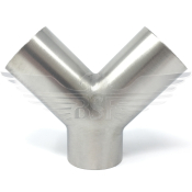 3inch Y PIECE POLISHED 316L