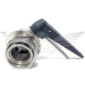 2inch RJT M/F 'BSF' BUTTERFLY VALVE 316L - WITH EPDM BODY SEAL & 12 POSITION NYLON HANDLE