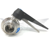 1.5inch RJT M/M 'BSF' BUTTERFLY VALVE 316L - WITH EPDM BODY SEAL & 12 POSITION NYLON HANDLE