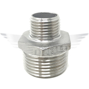 1inch X 3/8inch BSPT REDUCING NIPPLE 150LB 316