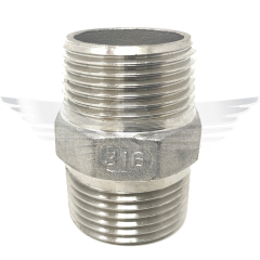 BSPT Hex Nipple 150lb 316