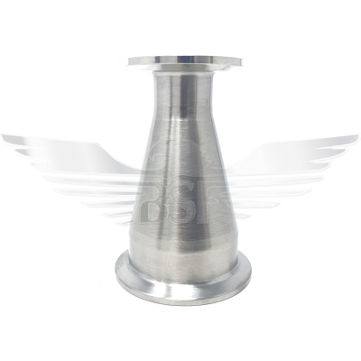 3Inch X 2.5Inch FERRULE ENDED CONCENTRIC CONE POLISHED 316