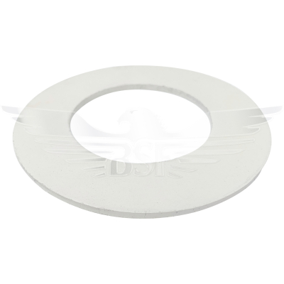 8Inch OD PN16 IBC FLANGE GASKET 3MM WHITE FOOD GRADE RUBBER