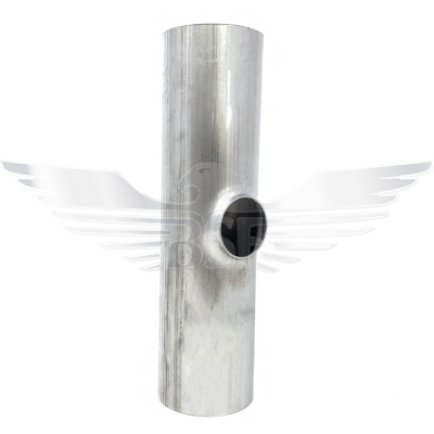 2.5Inch X 1.5Inch A/P REDUCING TEE DESCALED 316L