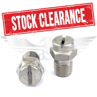 1/8Inch BSPT 60° V-JET NOZZLE 303 S/S