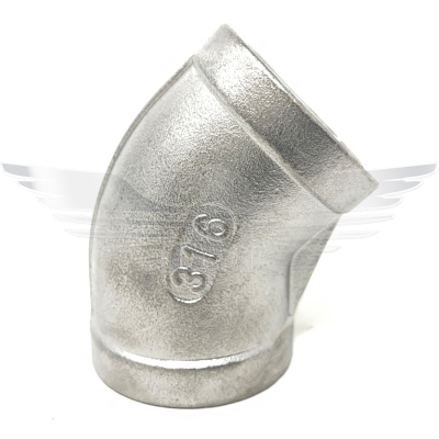 1Inch BSPP 45° ELBOW 150LB 316