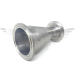 4Inch X 1Inch FERRULE ENDED CONCENTRIC CONE POLISHED 316