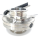 2Inch CLAMP END 'BSF' BUTTERFLY VALVE 316L - WITH EPDM SEAL & 12 POSITION NYLON HANDLE