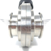 3Inch CLAMP END 'BSF' BUTTERFLY VALVE 316L - WITH EPDM SEAL & 12 POSITION NYLON HANDLE