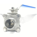 1/2Inch OD WELD END 3PC SANITARY BALL VALVE 316 - LOW MOUNT